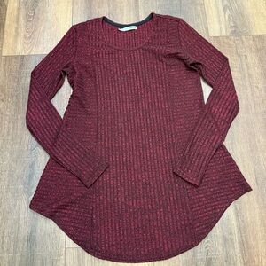 Maurices red tunic top